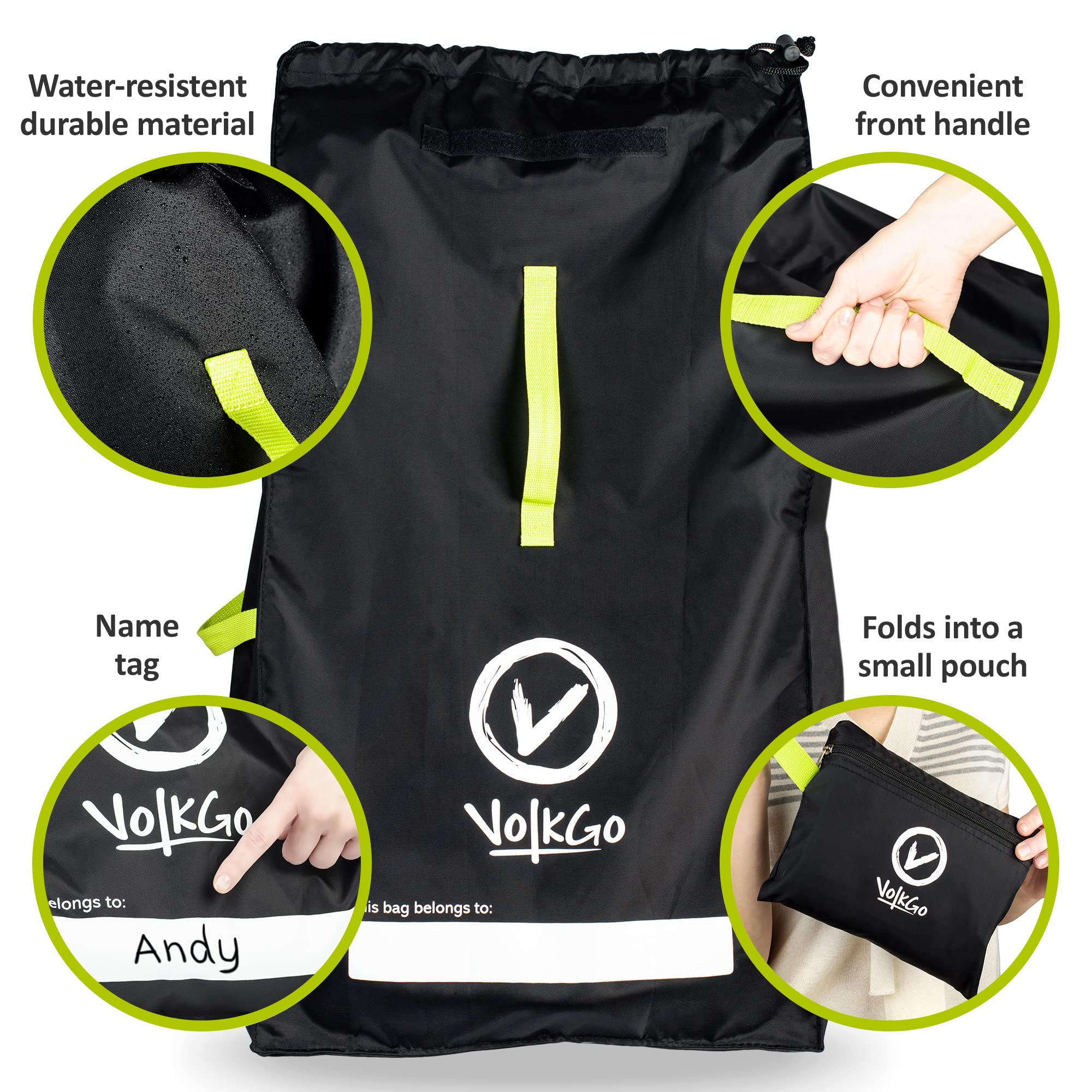 V VOLKGO protects car seats from dust and dirt during transit