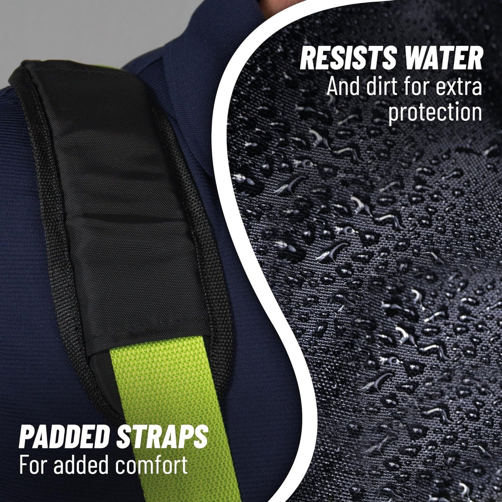 V VOLKGO padded shoulder straps enable comfortable, ergonomic carry
