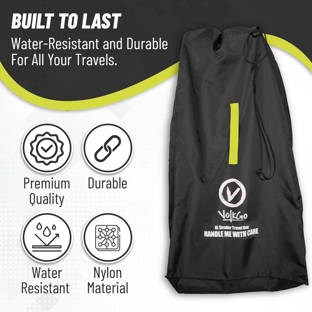 V VOLKGO easy-carry backpack straps for hands-free maneuvering