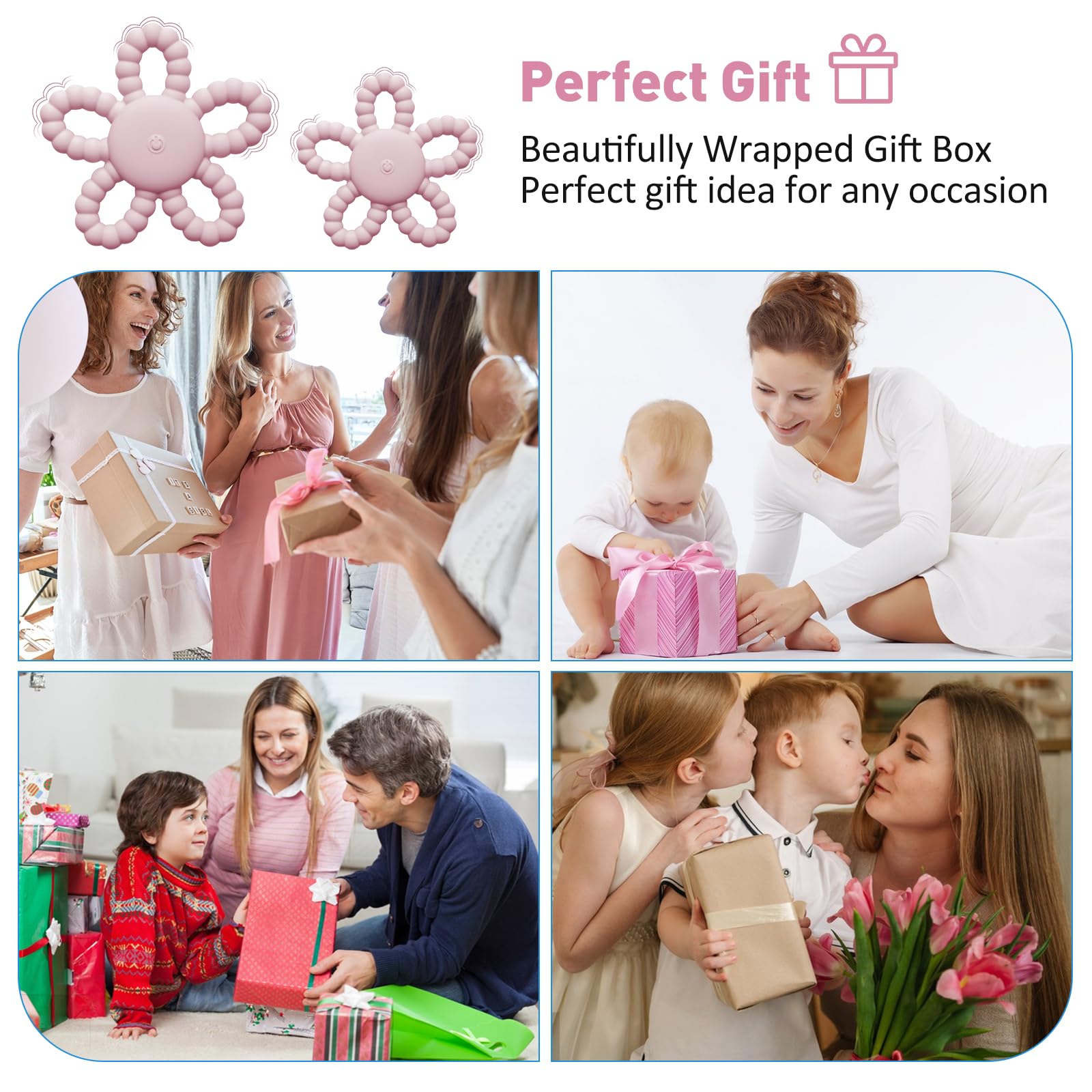 V7T7V7 vibrating teether makes a thoughtful gift for babies and autism support