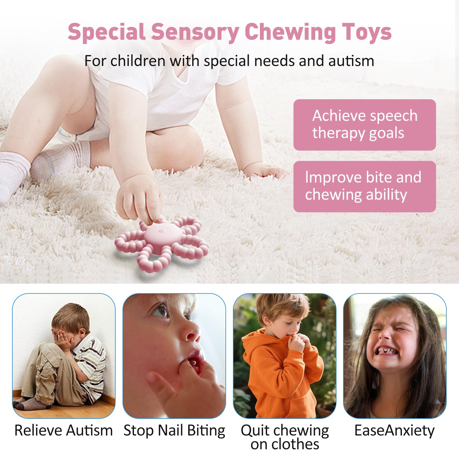 V7T7V7 vibrating teether fits tiny hands for secure grip