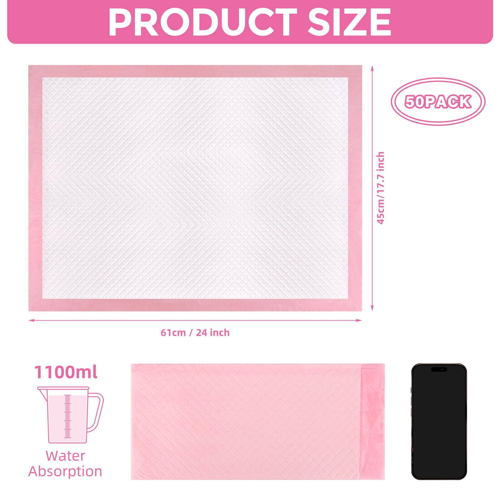 Vabrloy breathable disposable pad in use on the changing table for mess-free changes.