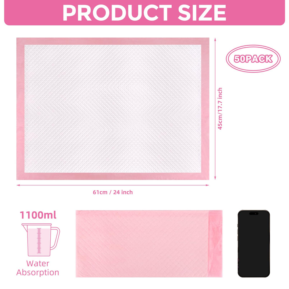 Vabrloy breathable disposable pad in use on the changing table for mess-free changes.