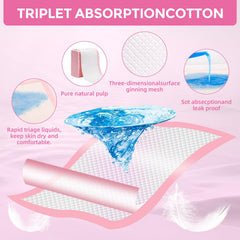 Vabrloy disposable pads ready for travel or daycare with compact packaging.