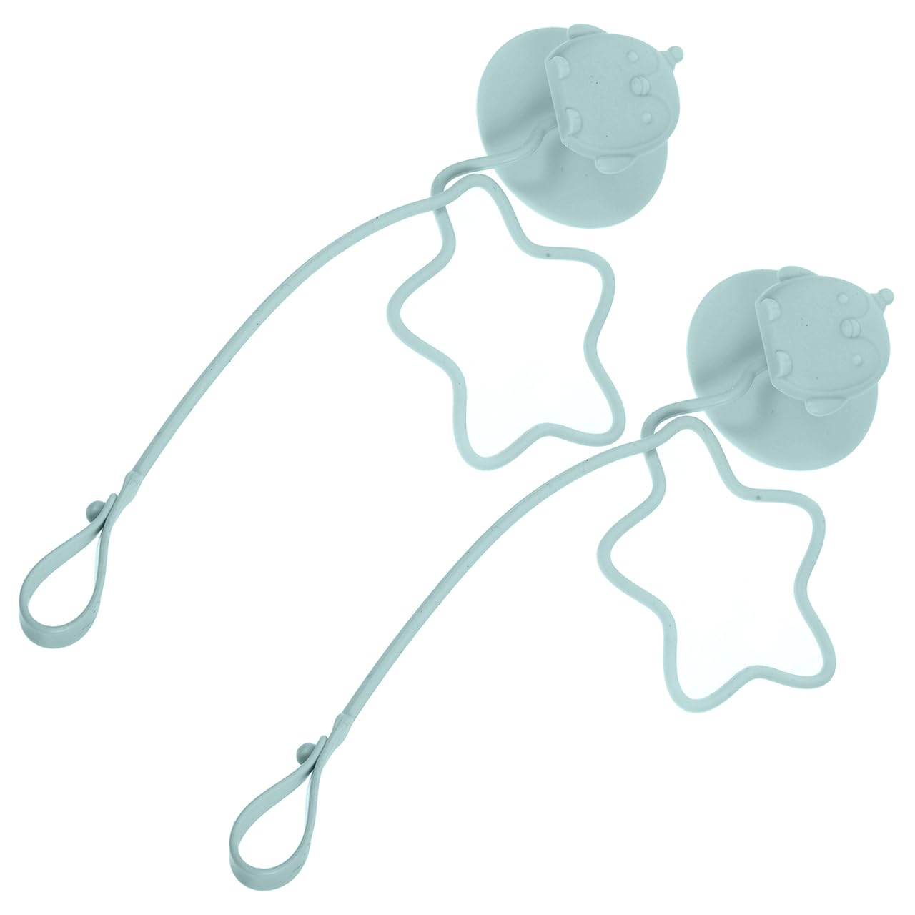 Vaguelly baby training utensils with silicone anti-loss chain prevent drops during meals