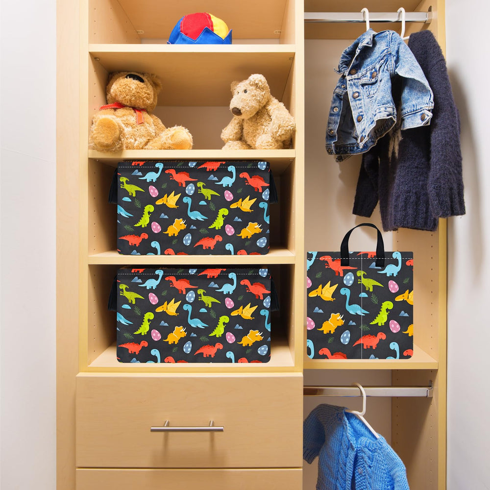VAIVUSTO storage basket dimensions 14.9 x 10.2 x 9.8 inches, ideal rectangle shape.
