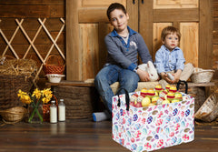 VAIVUSTO Easter Storage Basket handles on both sides simplify transport.