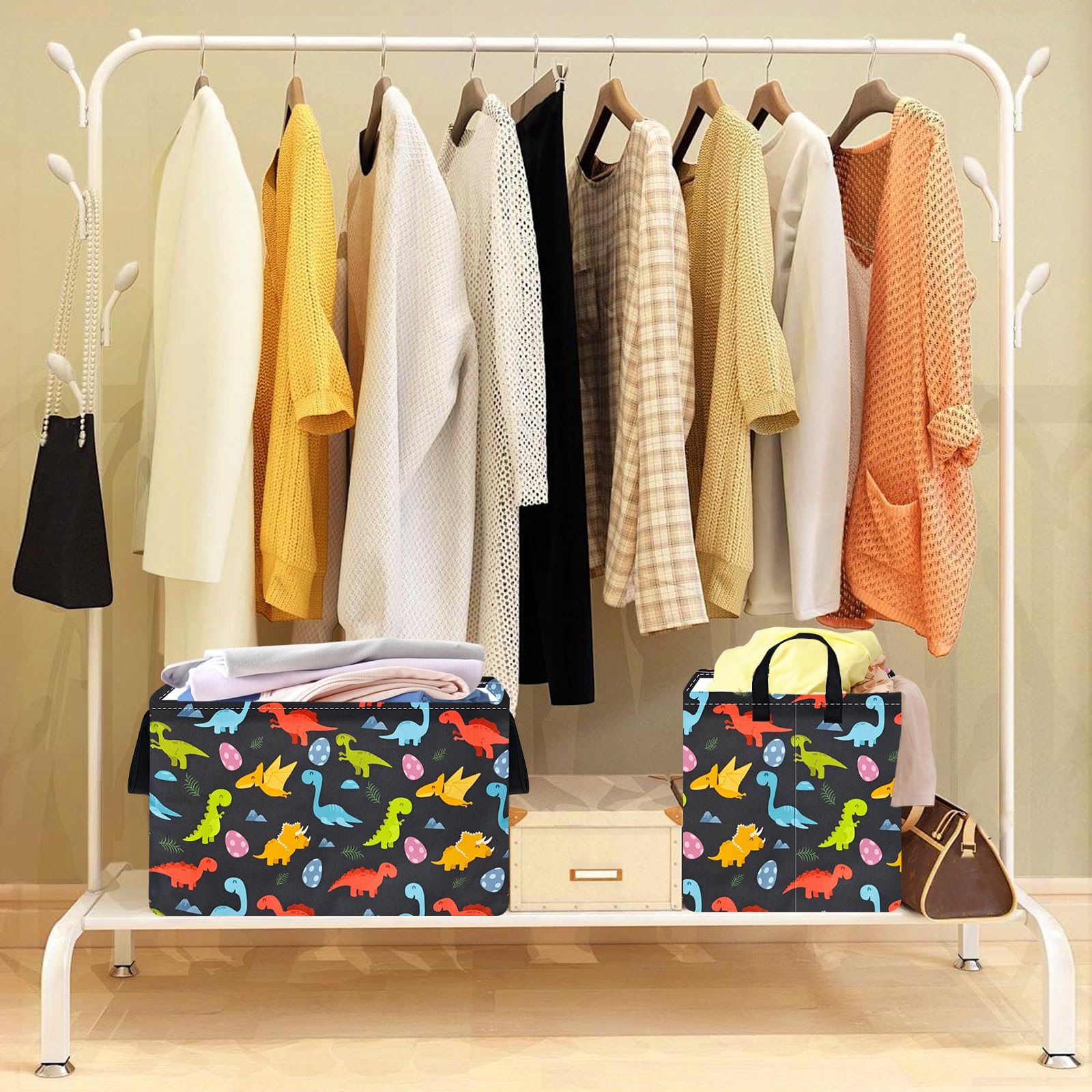 VAIVUSTO basket thick handles provide easy transport around the home.
