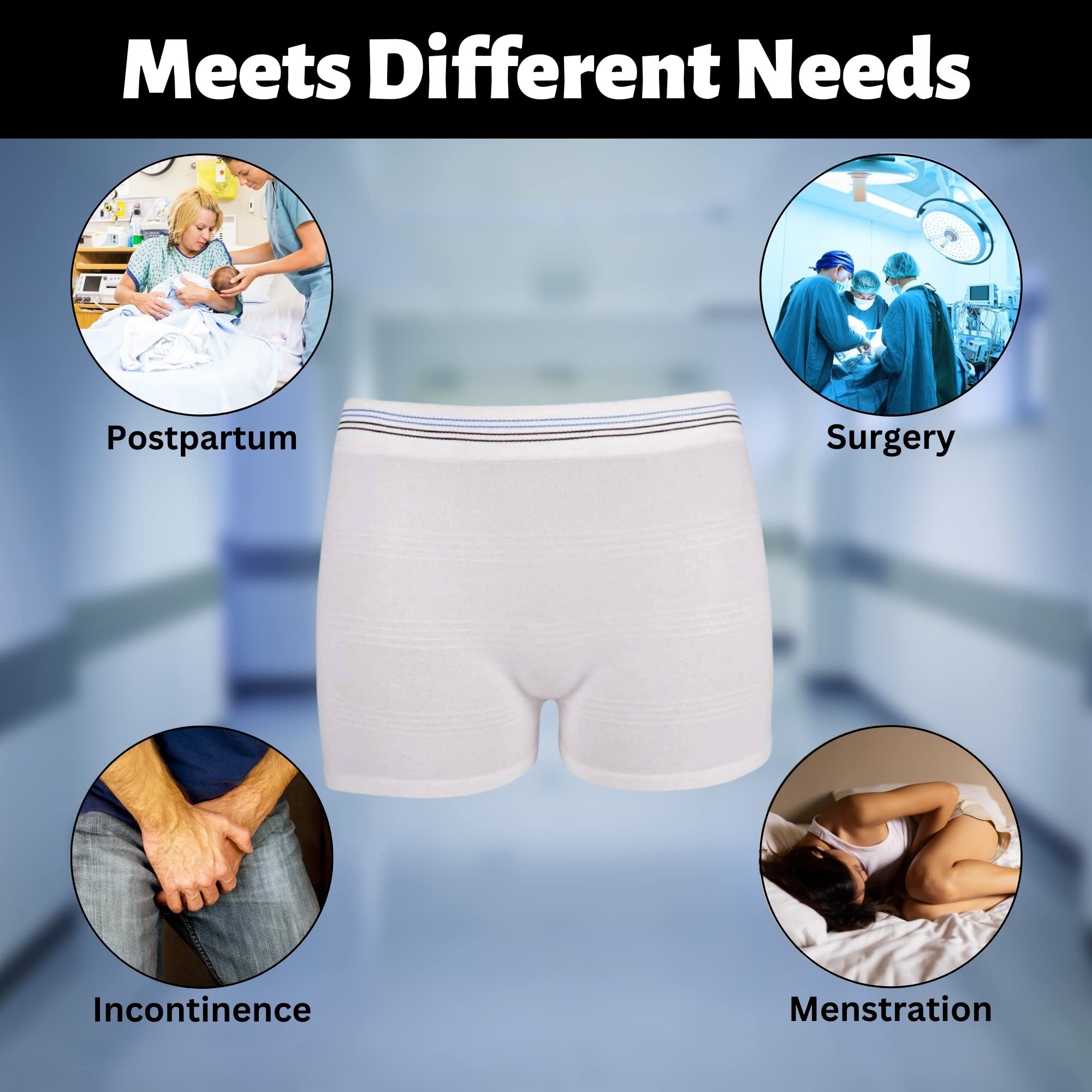 Vakly extended hip coverage design to avoid rubbing near incisions.
