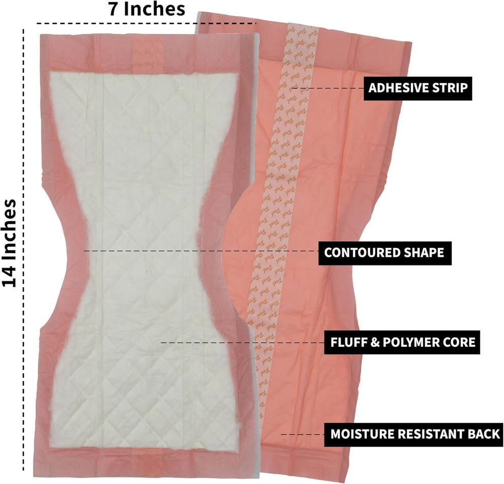 Vakly Hospital-Style Pad with Adhesive Strip stays securely in place