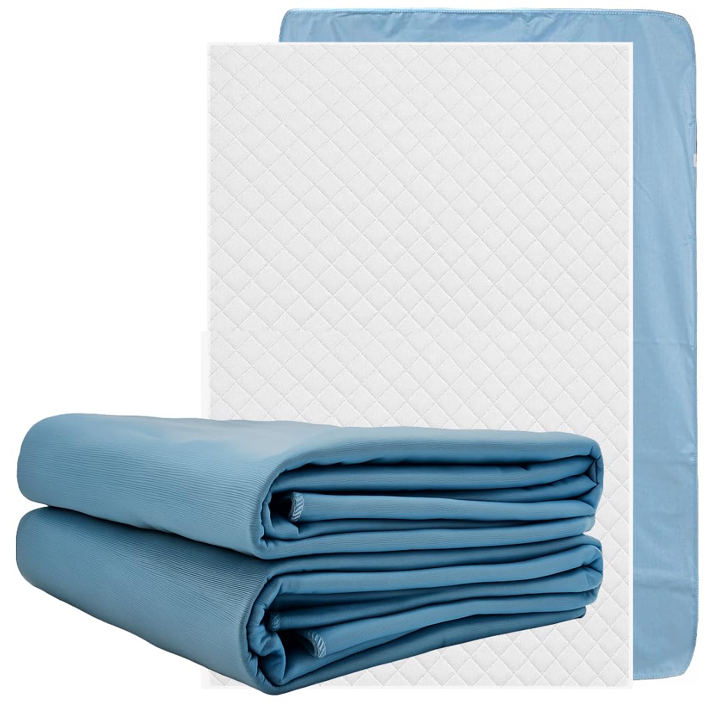 Vakly XXL underpad on king-size bed illustrating full coverage