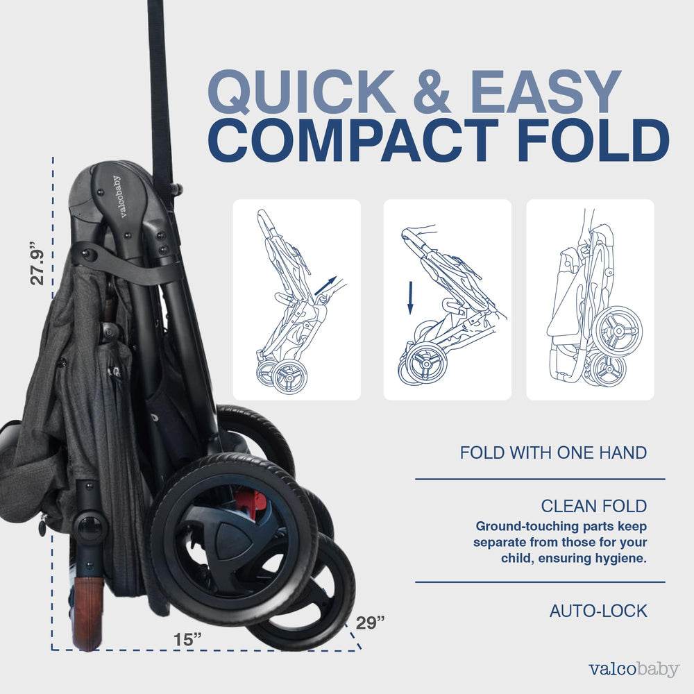 Valco Baby Trend Duo fits through standard 29-inch doorways