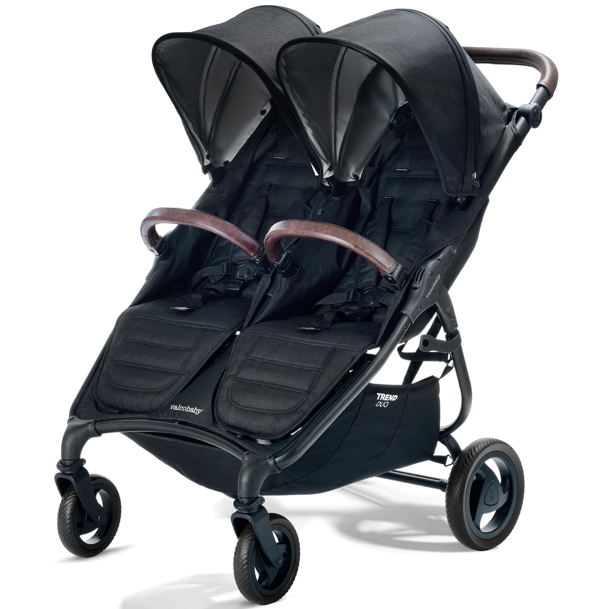 Trend Duo with independent seats in night black for twins