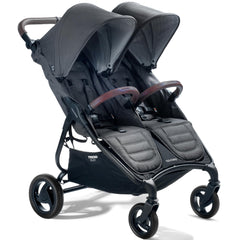 Valco Baby Trend Duo side-by-side folded for compact storage