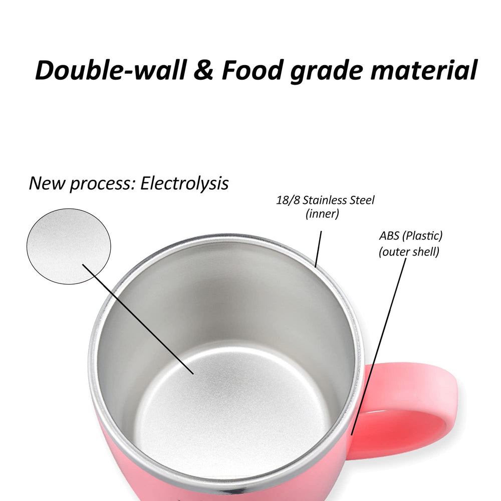 Valueder Fox Sippy Cup stainless interior keeps drinks at a steady temperature.