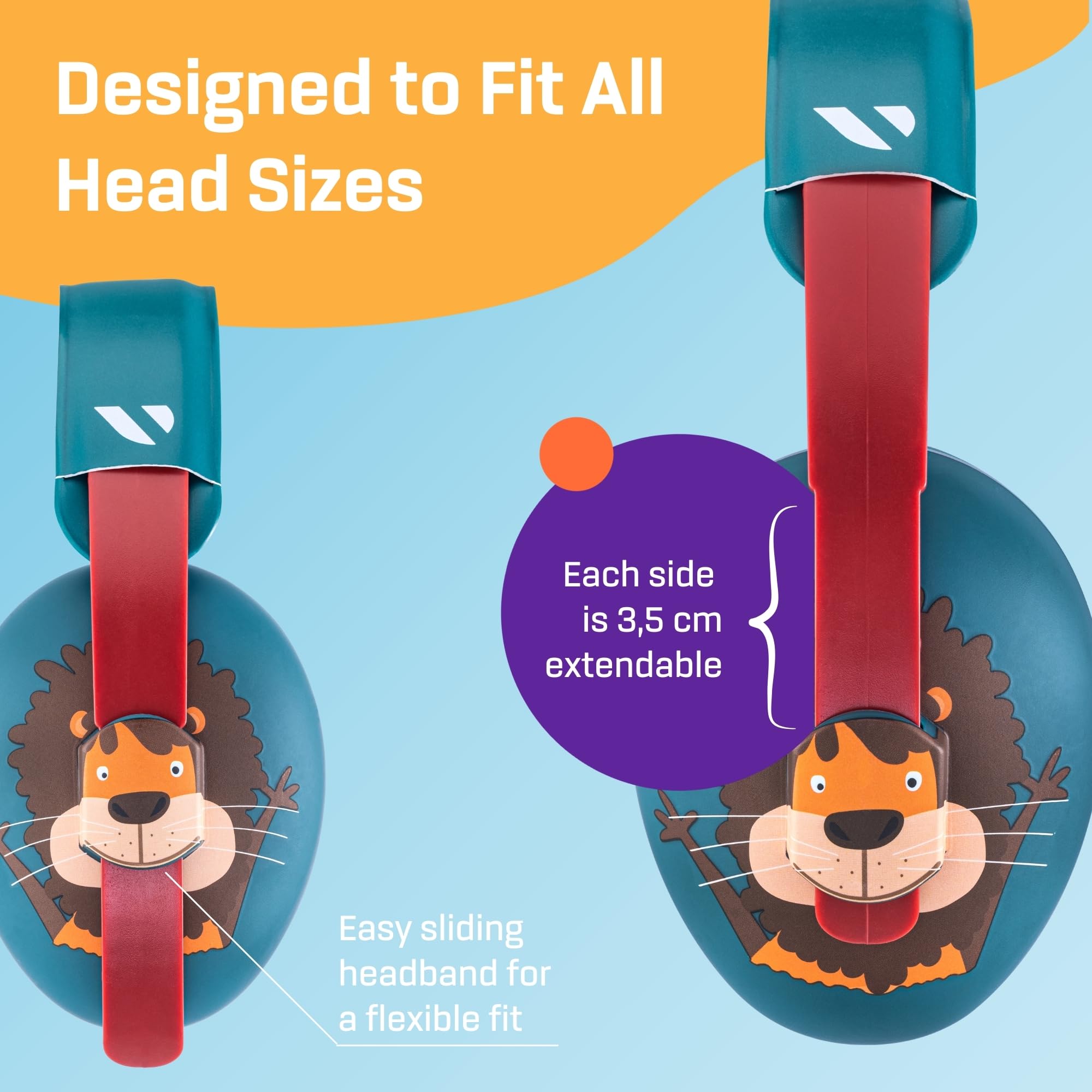 Durable construction withstands active baby adventures, Vanderfields earmuffs stay reliable.