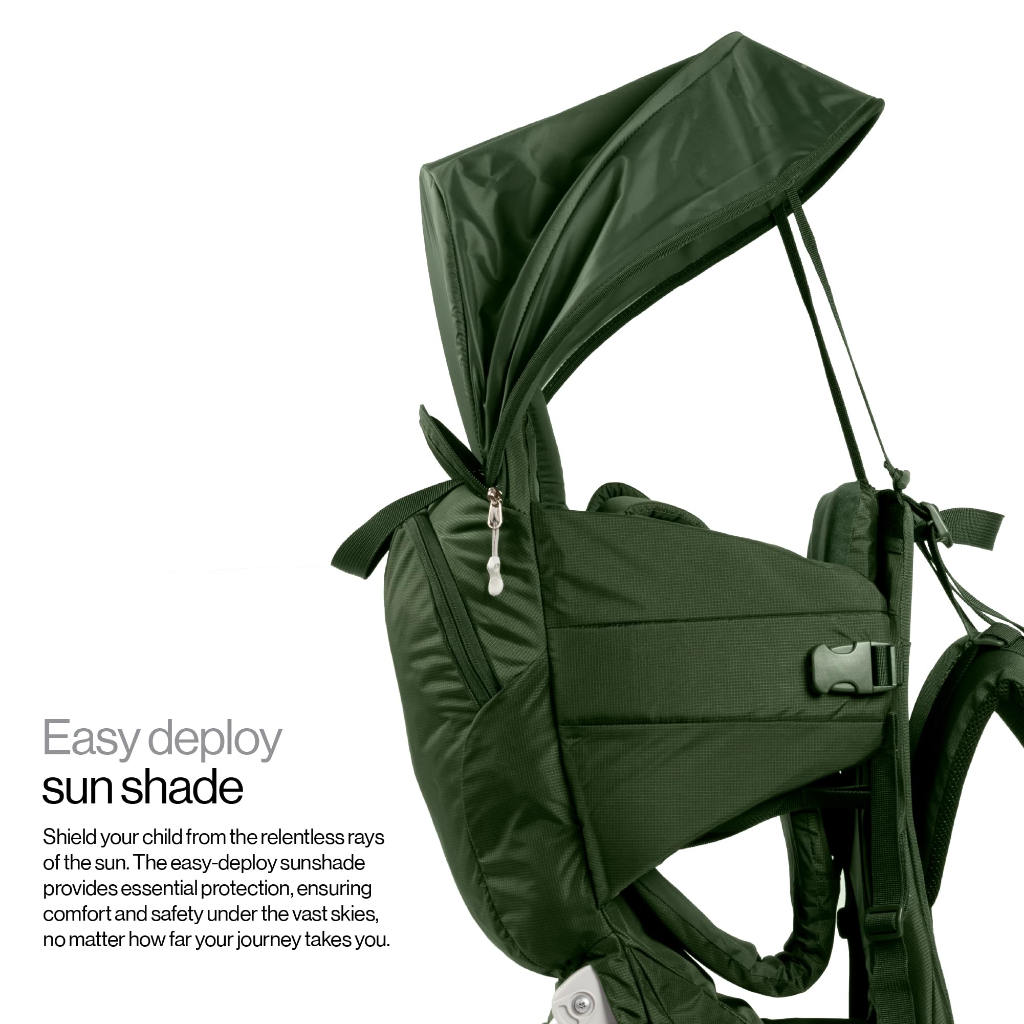Vandra Forest all-weather rain cover image highlighting optional protection.