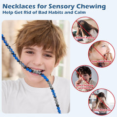 Vanelioris chew necklace texture massages gums for soothing teething relief