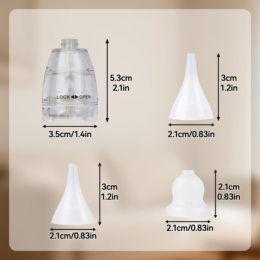 VANEST detachable components allow easy rinsing, sterilization, and drying