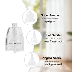 VANEST silicone tip Flat for deeper congestion with wider access