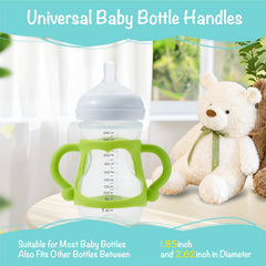 VANPET green Avent handles promote independent drinking with a soft silicone surface.