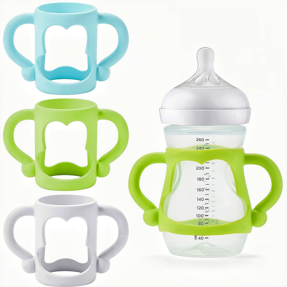 VANPET Avent natural white bottle handles for easy grip and bottle compatibility.