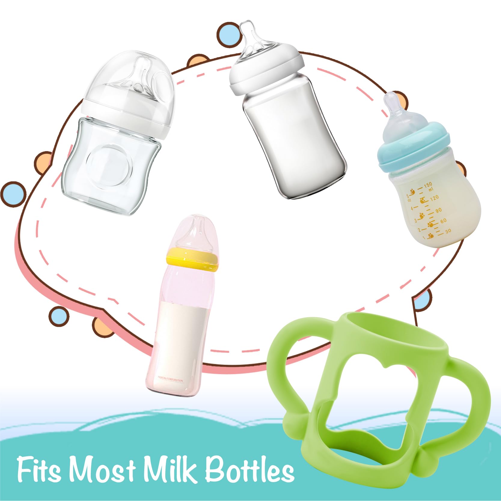 VANPET three-color pack helps color-code bottles and share with family.