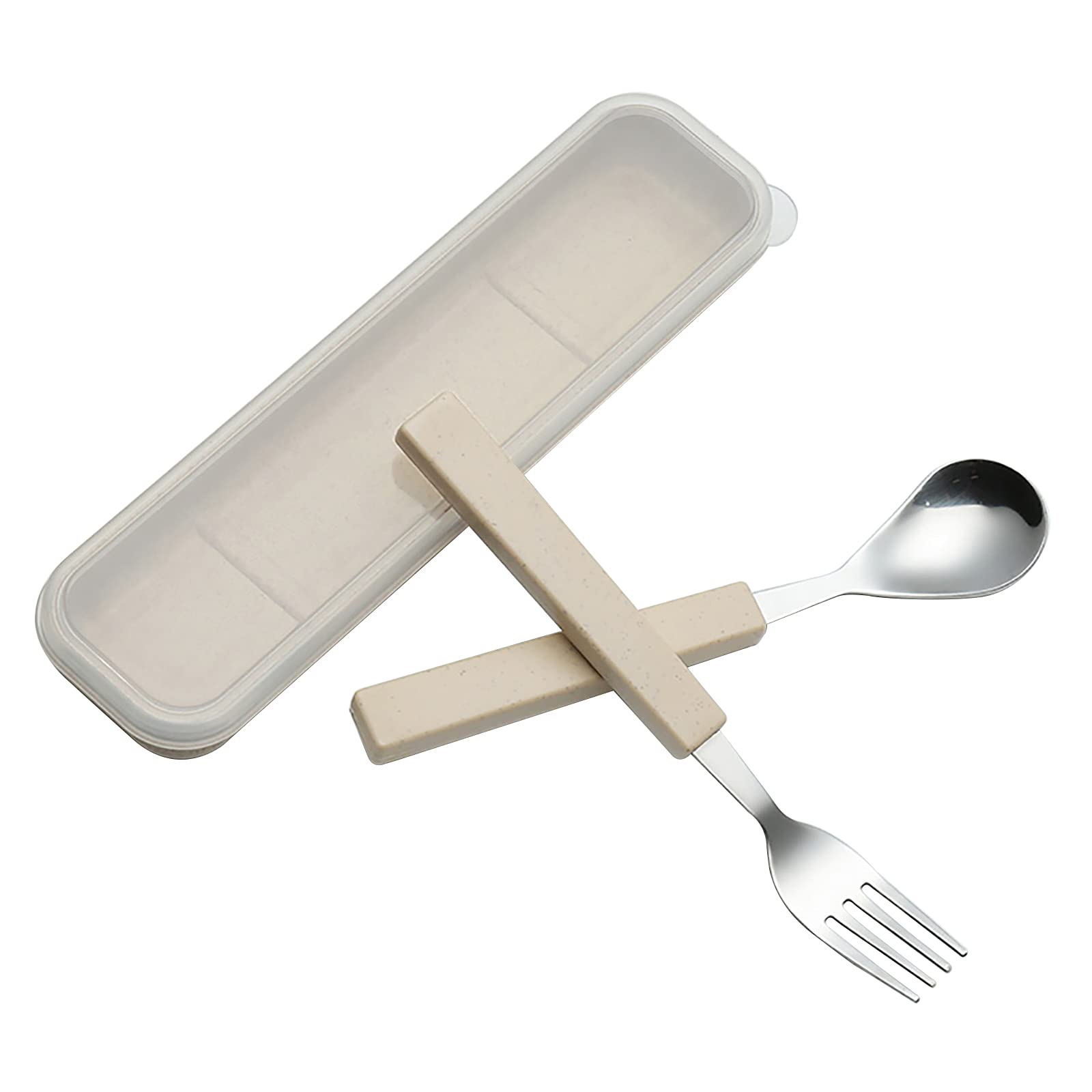 Vanra child flatware dinner fork with ergonomic grip for easy handling