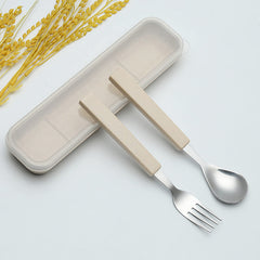 Vanra travel case for kids flatware keeps utensils organized on the go