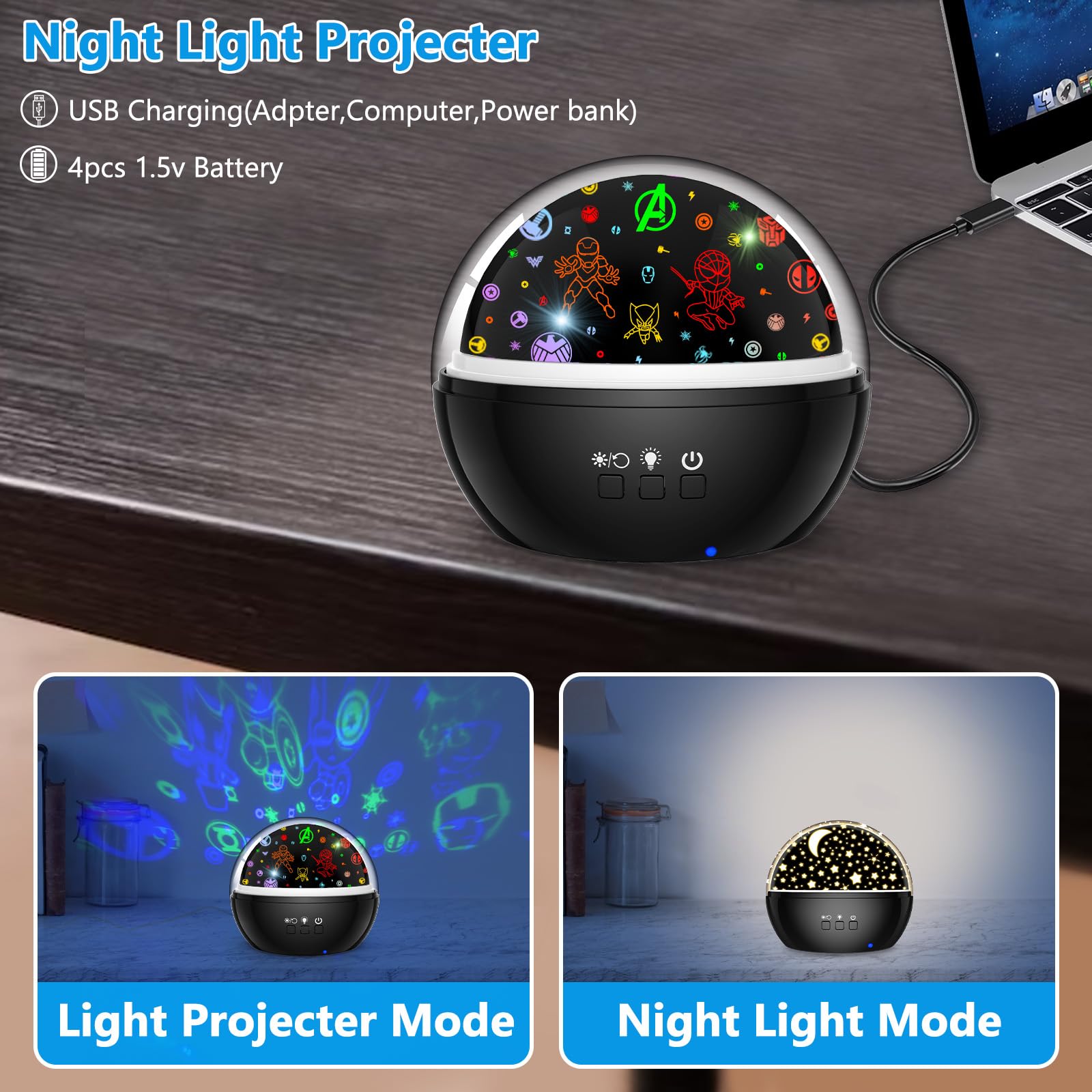 VANSHINIEER 15 color modes let you tailor mood lighting to the moment.