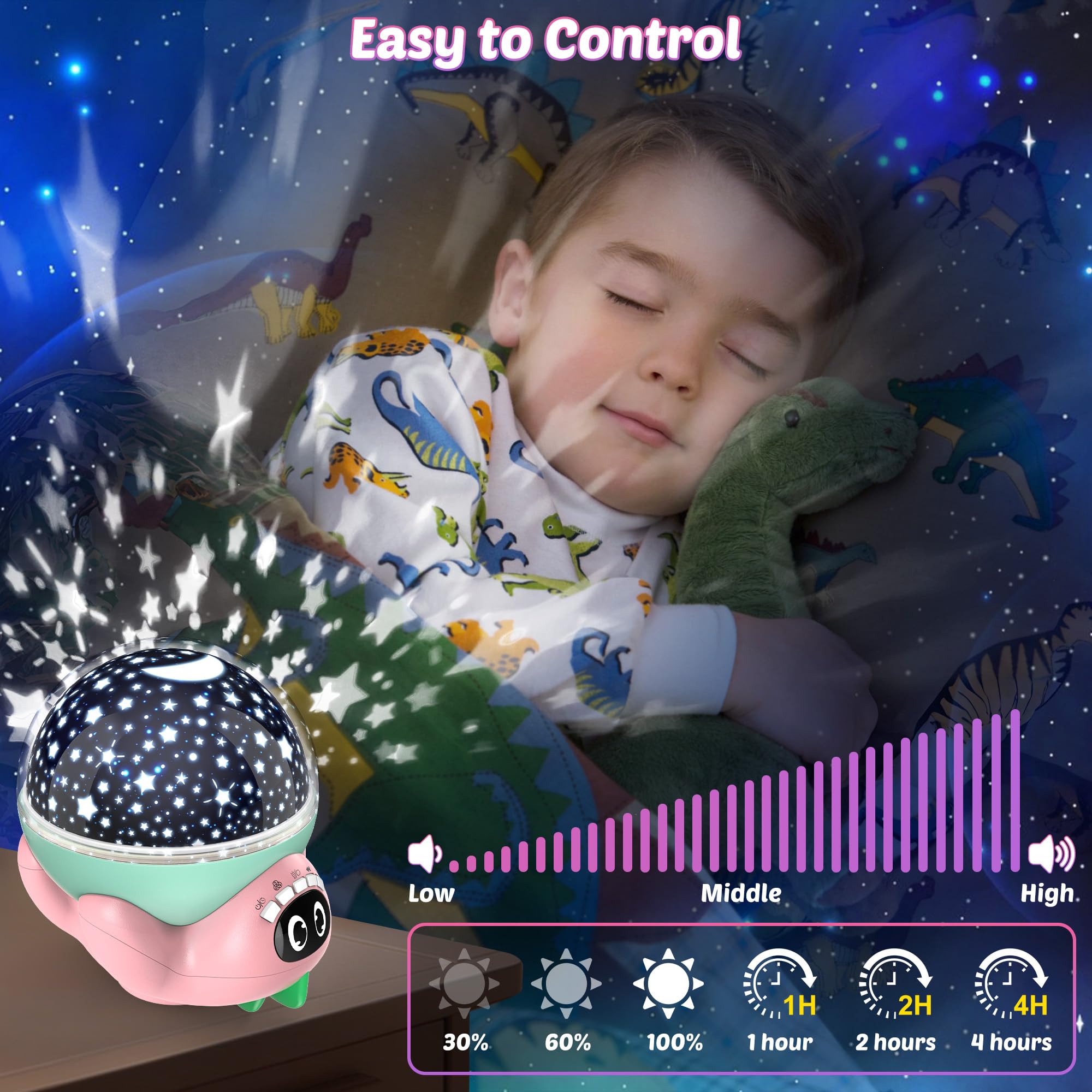VANSHINIEER baby-room décor dinosaur adds friendly fantasy to nursery