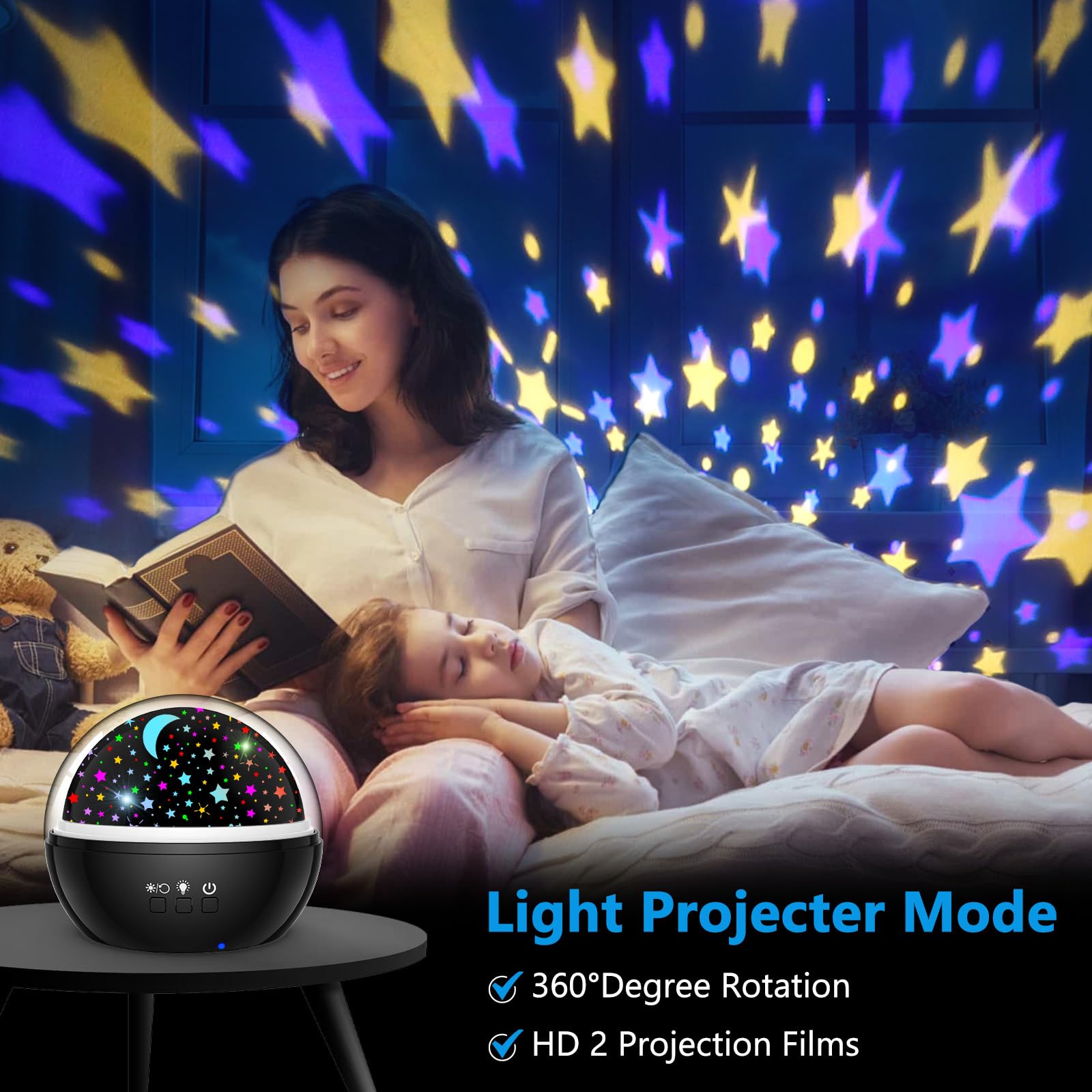 VANSHINIEER USB or battery power offers flexible setup in any room.