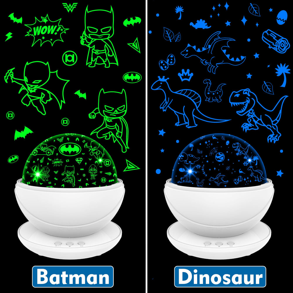 VANSHINIEER Dino theme film creates friendly nursery ambience.