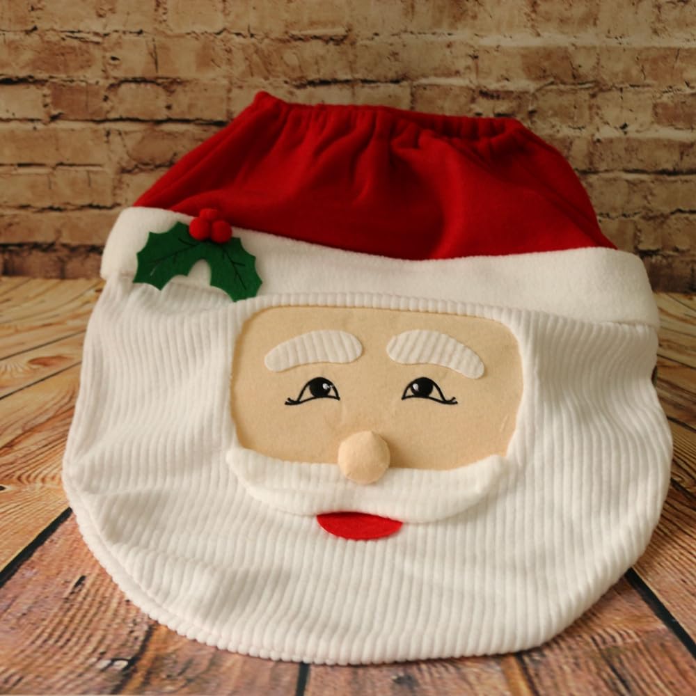 VANTATY Christmas bathroom decoration set for holiday celebrations.