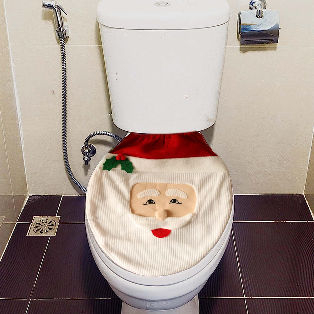 VANTATY gift-ready Christmas bathroom decor for home display.