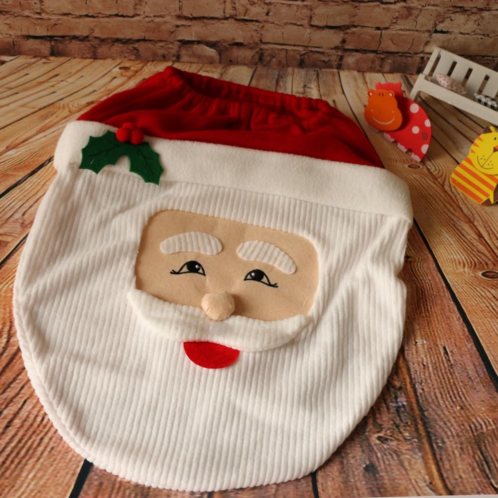 VANTATY Santa Claus toilet seat cover brings holiday cheer to bathrooms.