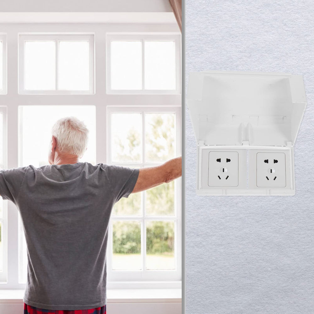 VANZACK safety outlet cover protecting outlets and kids at home.