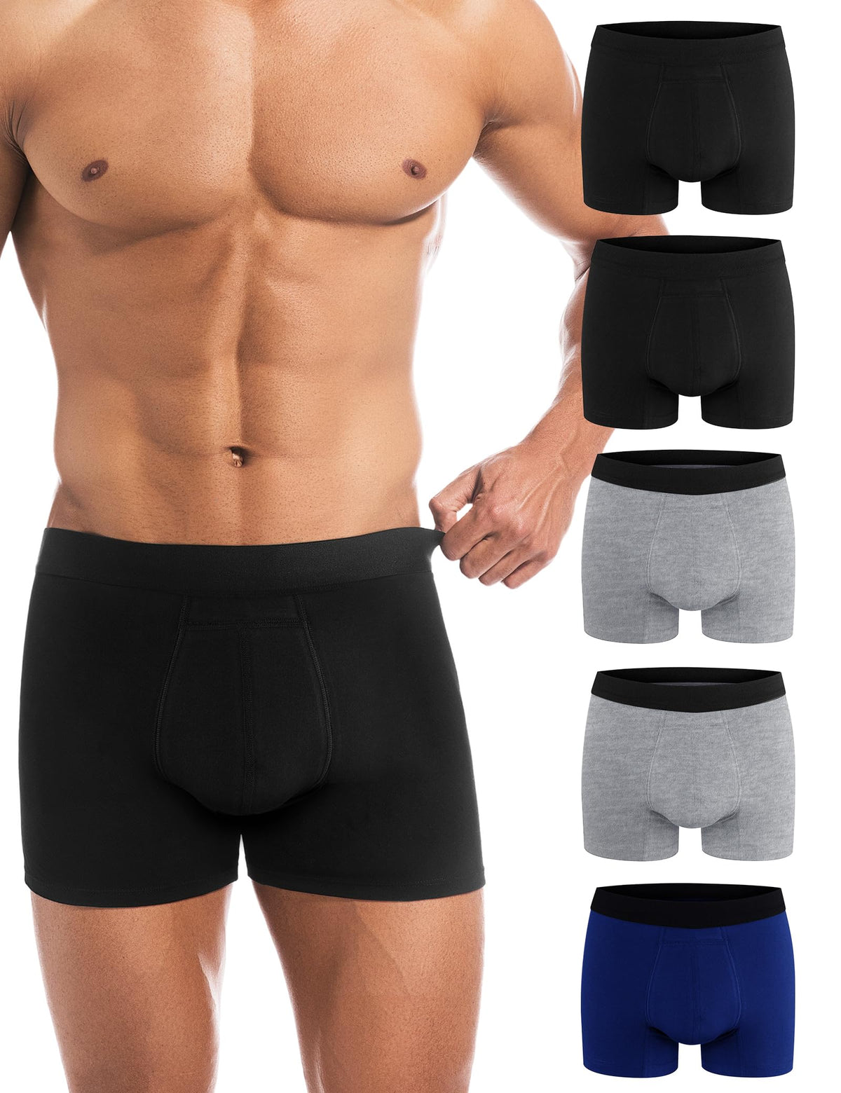 Varmax men's brief with absorbent pad for discreet protection.