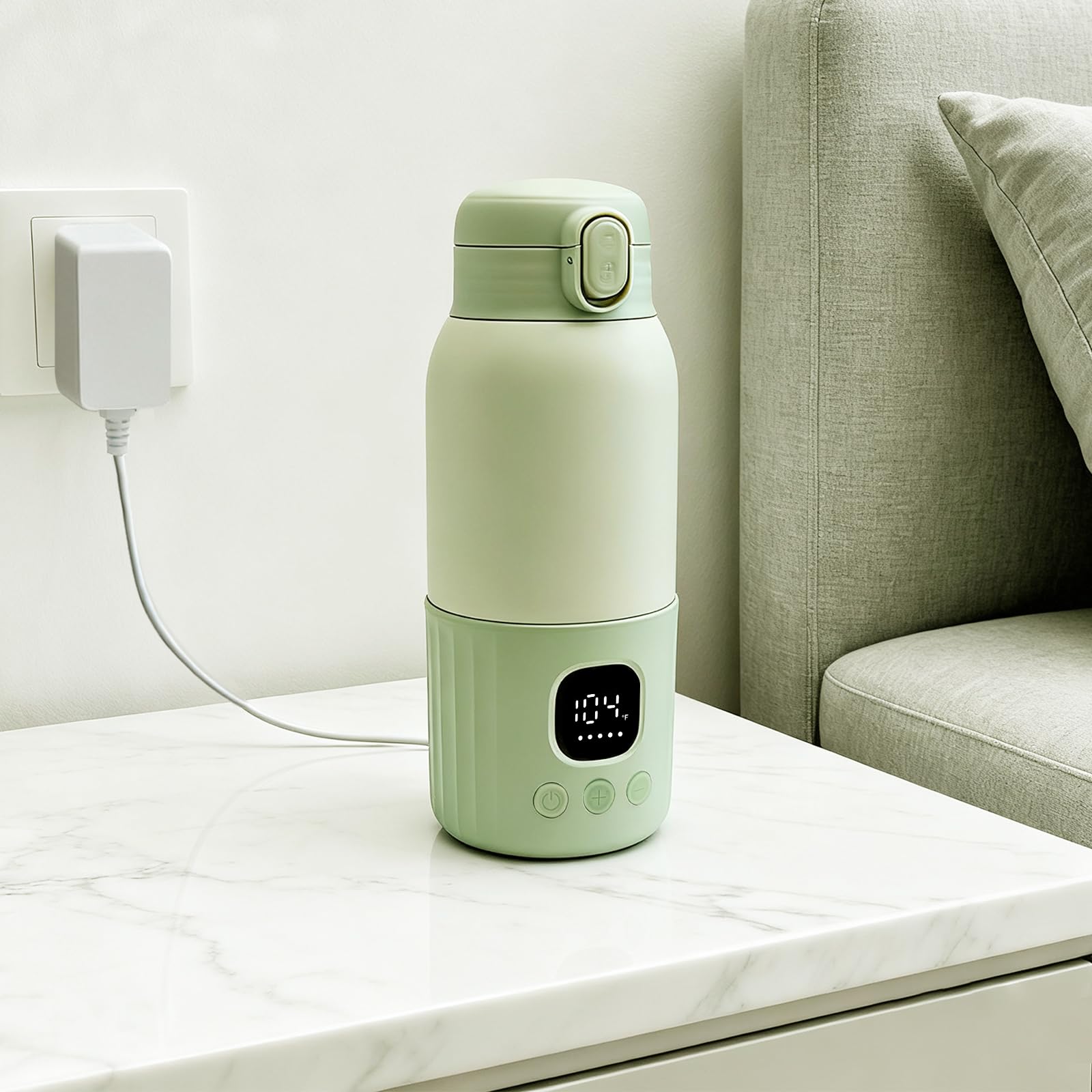 varrisin portable milk warmer for travel demonstrates compact design for trips