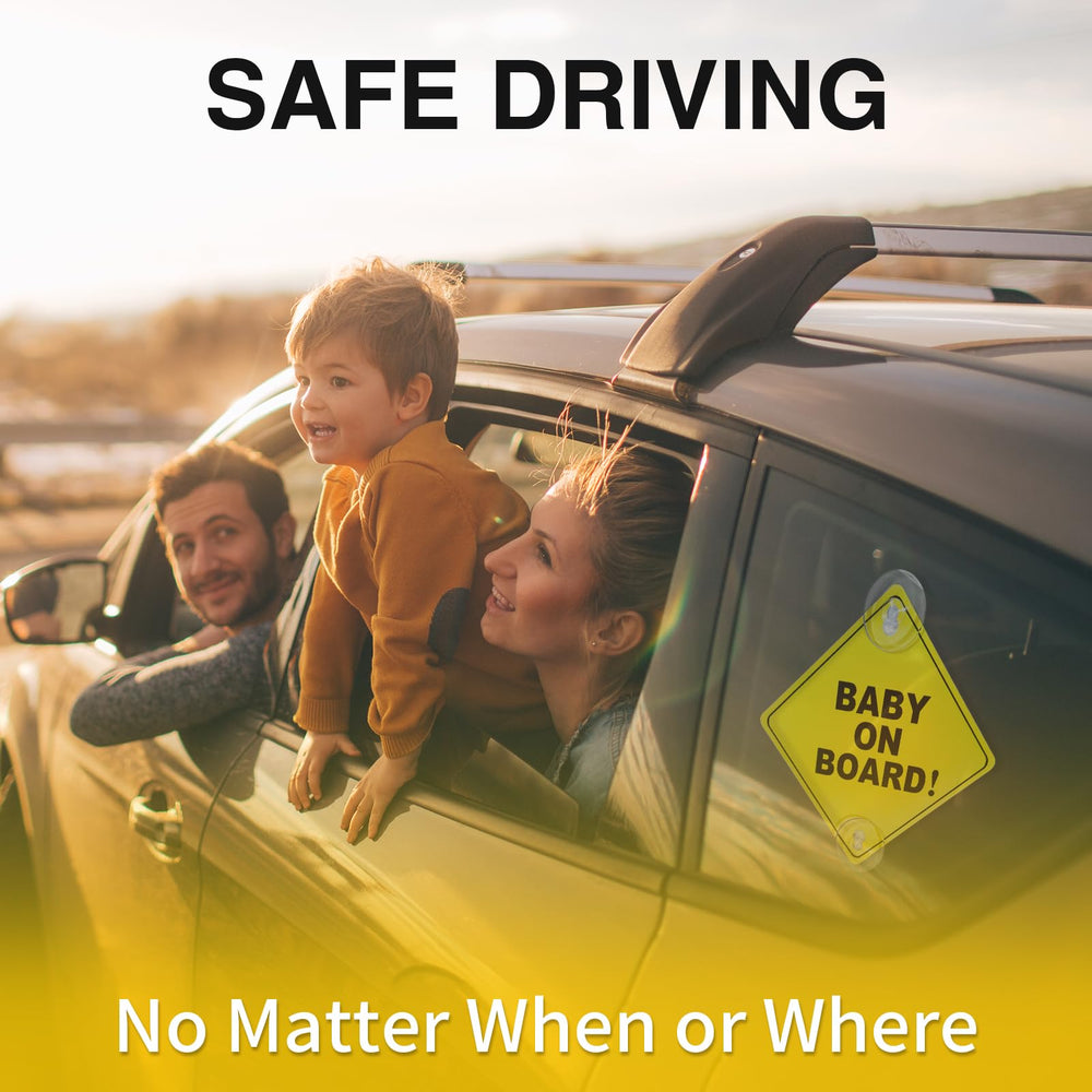 VASTRISE signs suitable for new parents and teen driver training scenarios