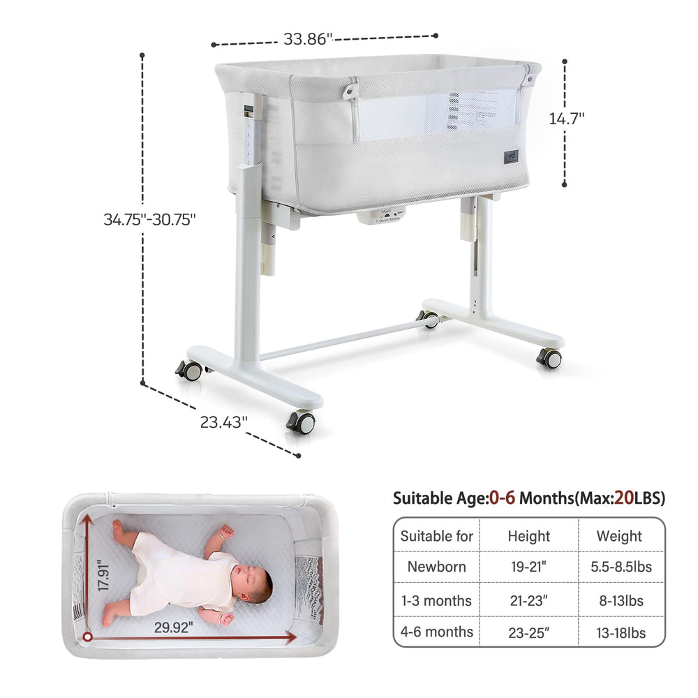 VaVaSoo aluminum frame supports a safe, sturdy sleep space