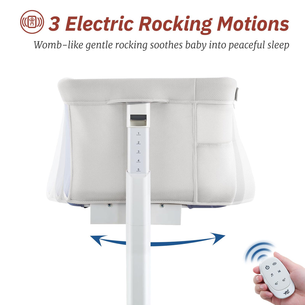VaVaSoo bedside sleeper conversion with guard removed enables night care