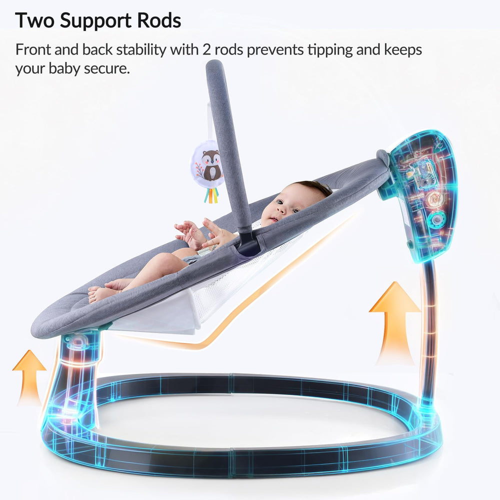 VaVaSoo dual-arm stability base showing fortress-like balance and safety