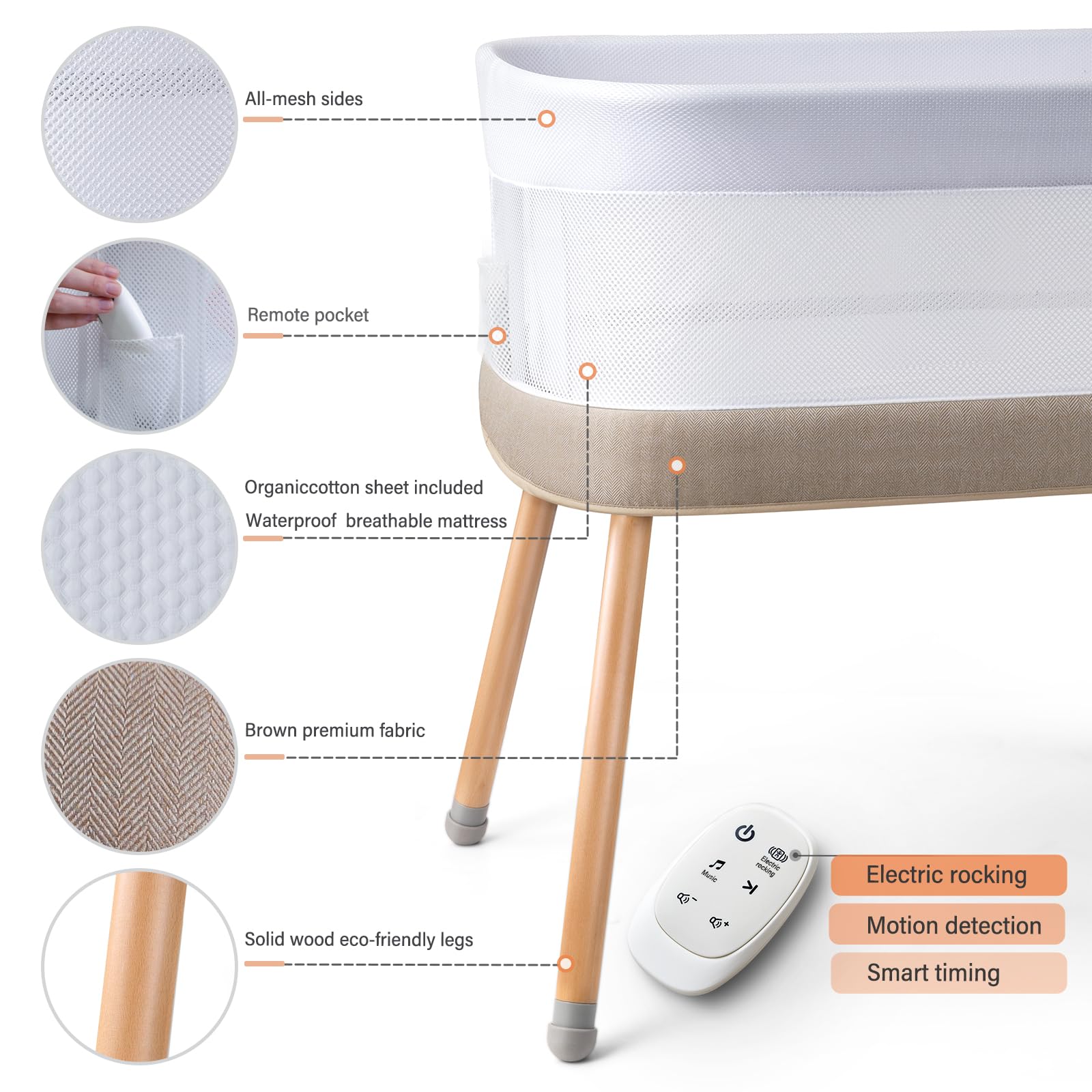 VaVaSoo premium beech wood frame for sturdy, stylish support