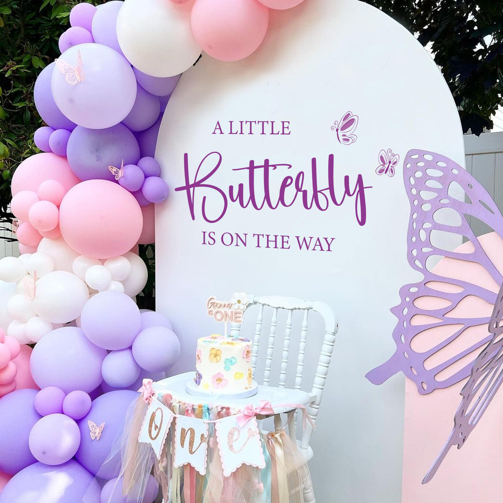 VAVAYAO butterfly backdrop supports photo props and creates memorable party vibes.