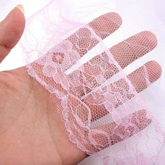 Vawolecy crib net lace detail adds gentle elegance while repelling insects.