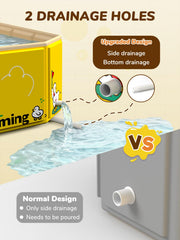 VBABY non-toxic material keeps bath safe and warm