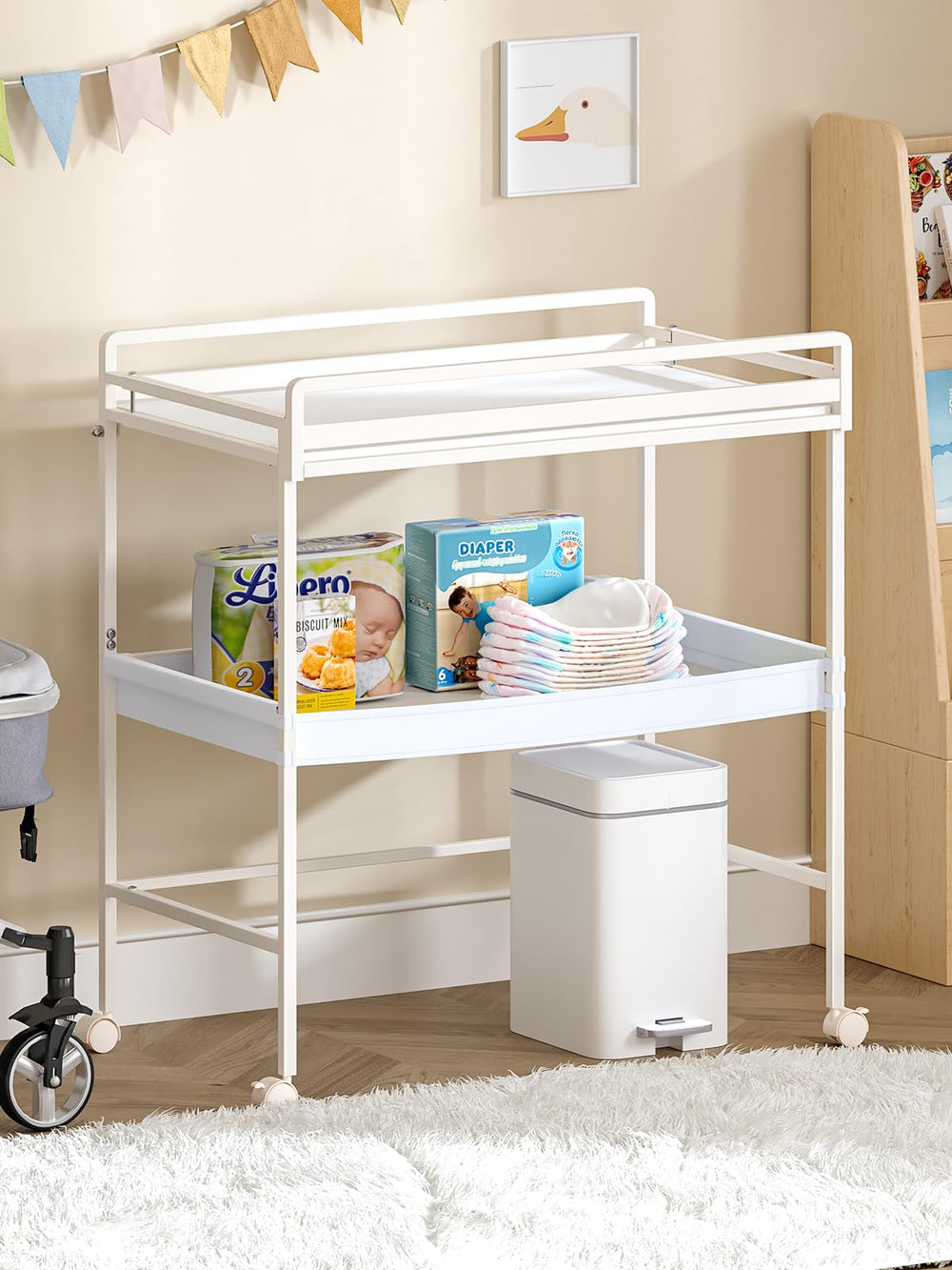 VBABY CPC-certified diaper table suitable for everyday nursery routines
