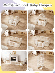 VBABY playpen modular shapes enable flexible play areas