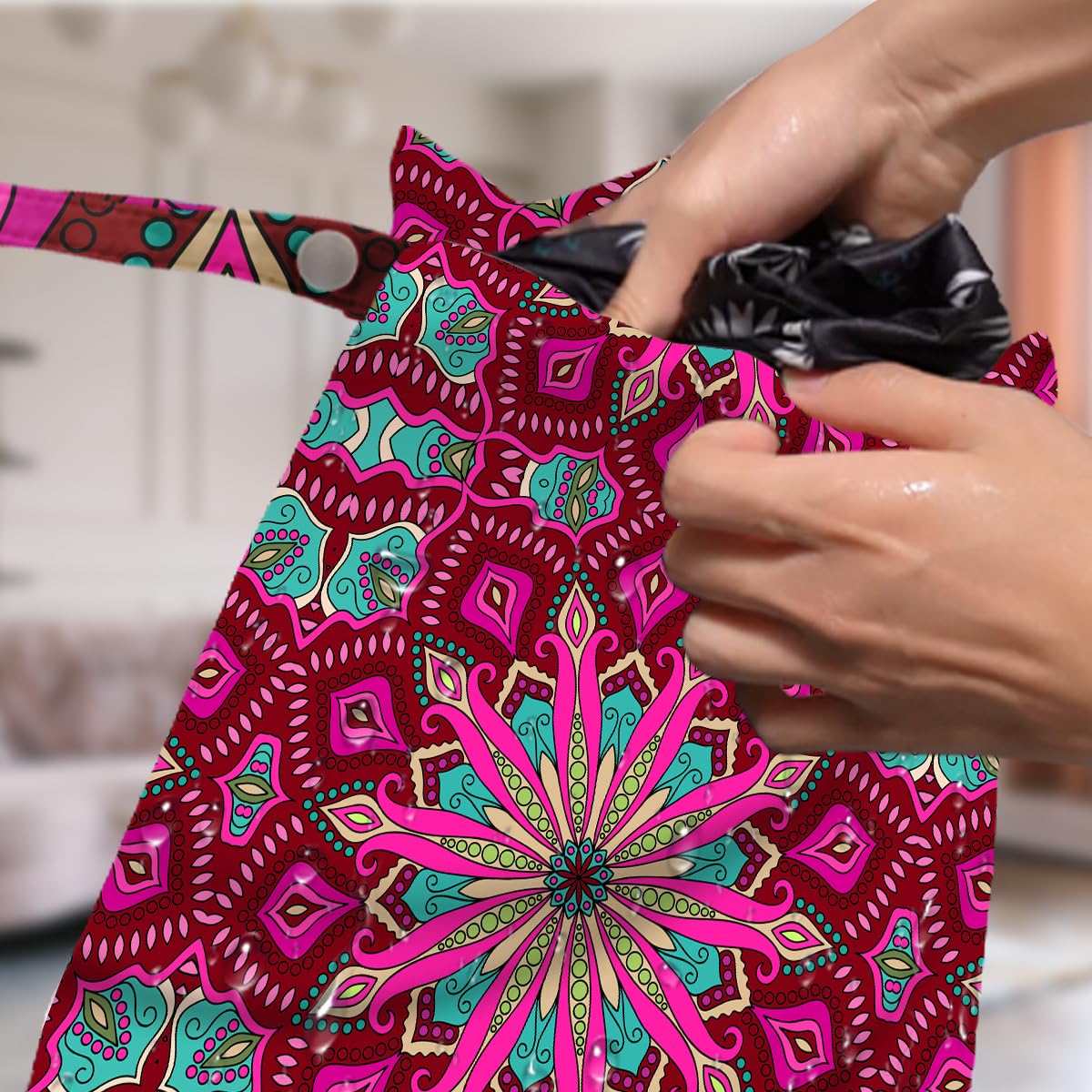 VBCVBGFH 9.8x12-inch bags fit diapers, cosmetics, and travel essentials.